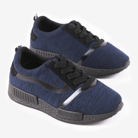 Navy blue light sportcipő PH-11 fekete sötétkék 1