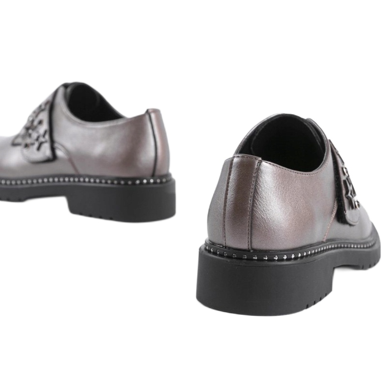 Szürke női cipő C18-6391 2