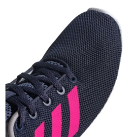 Adidas Lite Racer Cln Jr BB7045 cipő sötétkék rózsaszín 1