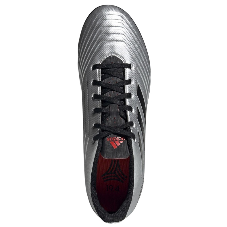 Adidas Predator 19.4 Tf M F35634 futballcipő ezüst 2