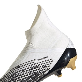 Adidas Predator 20+ Ag M FW9761 futballcipő szürke / ezüst, fehér, fekete, arany fehér 2