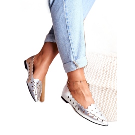 Lu Boo női balerinák ezüst metál Dianna 3 Lu Boo női balerinák ezüst metál Dianna 3