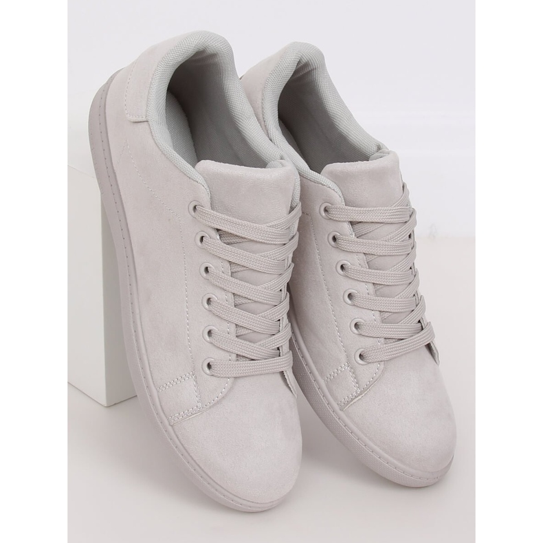 Szürke velúr szürke női cipők 6301 2