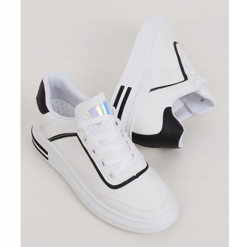 Fehér női cipők 1239-Y Black fekete 1