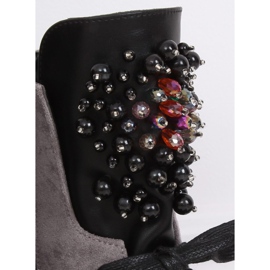 Szürke Fűzős csizma Workery Grey NC1062 Szürke 2 Szürke Fűzős csizma Workery Grey NC1062 Szürke 2