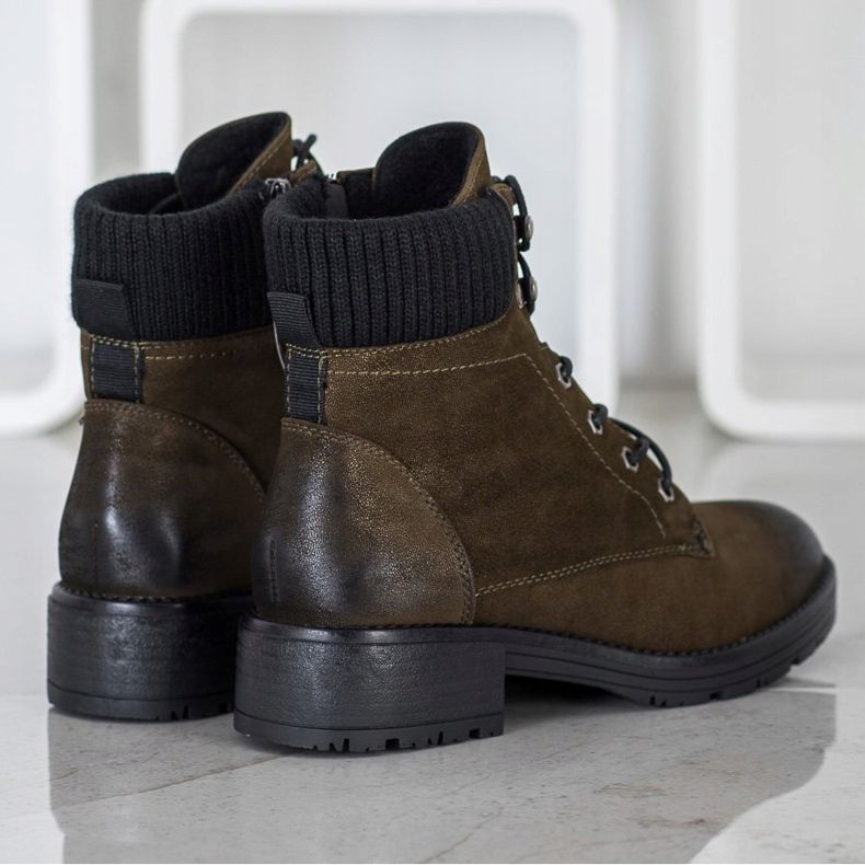 Alkalmi VINCEZA Trappers zöld 1