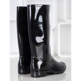 Bona Magas fekete galoshes 2