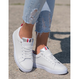 SHELOVET Stílusos cipők Eco bőrrel fehér 2