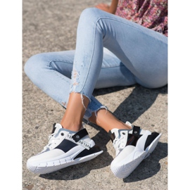 Marquiz Stílusos cipők fehér fekete 2