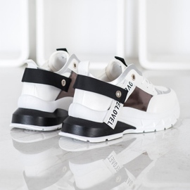 Marquiz Stílusos cipők fehér fekete 1