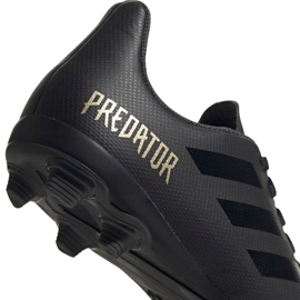 Adidas Predator 19.4 FxG Jr EF8989 futballcipő fekete 3