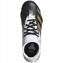 Adidas Predator 20.3 Tf Jr FW9220 futballcipő szürke fehér 1 Adidas Predator 20.3 Tf Jr FW9220 futballcipő szürke fehér 1