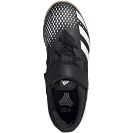 Adidas Predator 20.4 H&amp;L In Sala Jr FW9226 futballcipő fekete fekete 1