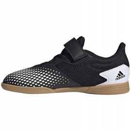 Adidas Predator 20.4 H&amp;L In Sala Jr FW9226 futballcipő fekete fekete 2