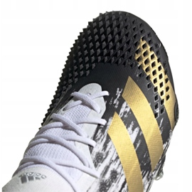 Adidas Predator 20.1 Low Sg M FW9181 futballcipő fekete, fehér, fekete, arany fehér 2