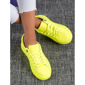 SHELOVET Cipők Eco bőrrel sárga 1