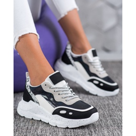 Kayla Cipők Holo effektussal fekete 1