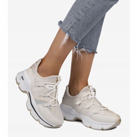 Bézs színű Lycra cipők C947 1 Bézs színű Lycra cipők C947 1