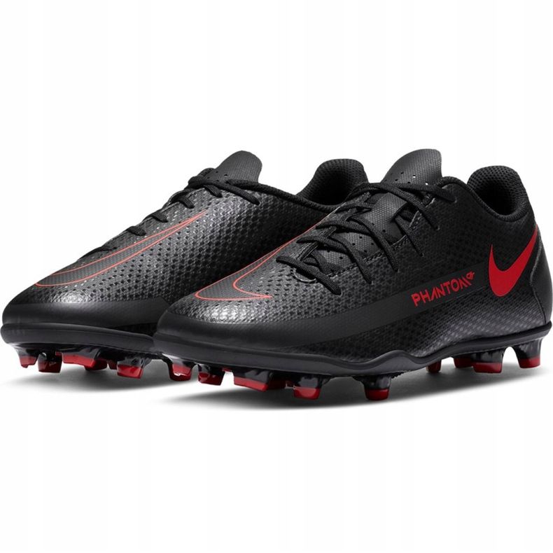 Nike Jr Phantom Gt Club FG / MG CK8479 060 futballcipő sokszínű fekete 1