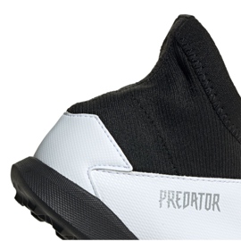 Adidas Predator 20.3 Ll Tf Jr FW9211 futballcipő fekete, fehér, fekete, szürke / ezüst fehér 2