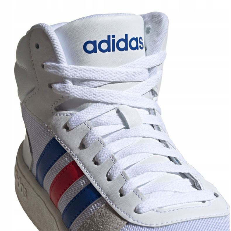 Adidas Hoops 2.0 Mid M FW8252 kosárlabda cipő sokszínű fehér 2