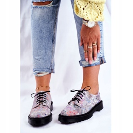 Női Brogues Oxfords szürke bőr Maciejka 04087-13 sokszínű 1 Női Brogues Oxfords szürke bőr Maciejka 04087-13 sokszínű 1