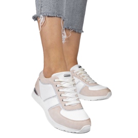 Rózsaszín öko-velúr sportcipő 6162-Y 1