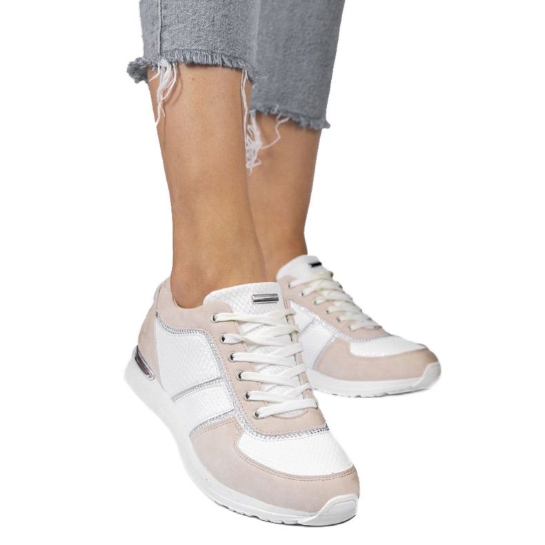 Rózsaszín öko-velúr sportcipő 6162-Y 1