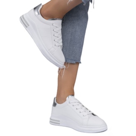 LG20 fehér klasszikus cipők ezüst szürke 1