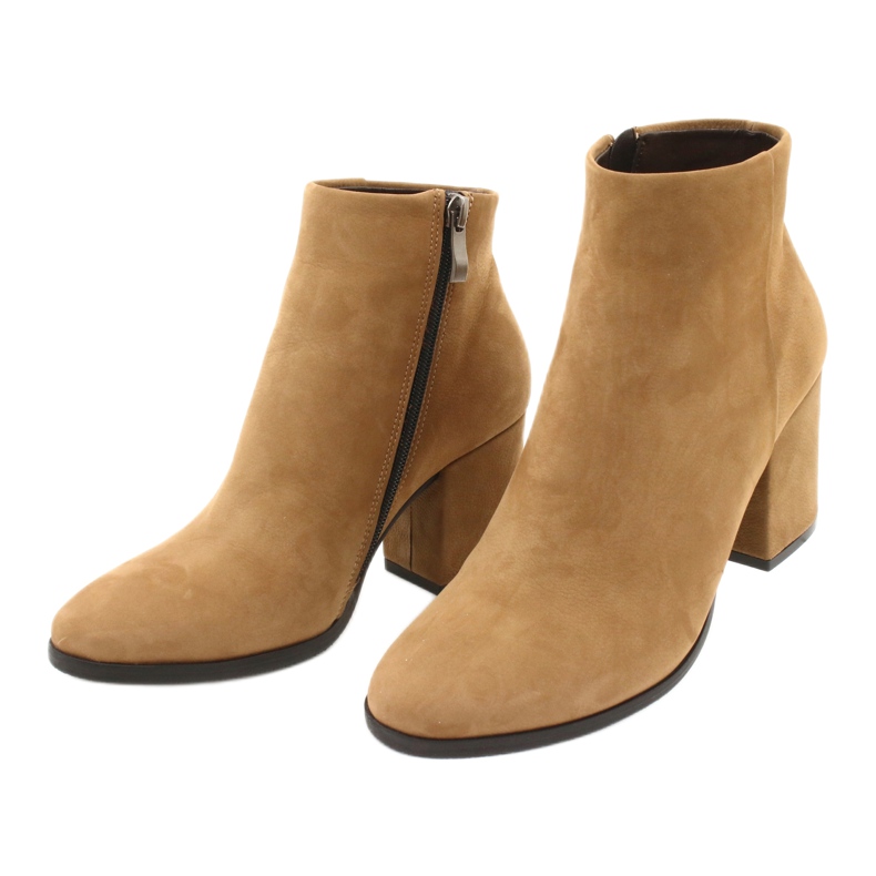 Kaniowski Női bőr csizma K-0307 karamella/bézs 2 Kaniowski Női bőr csizma K-0307 karamella/bézs 2