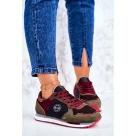 Ifjúsági sport Big Star Grey és Claret GG274459 piros szürke 1