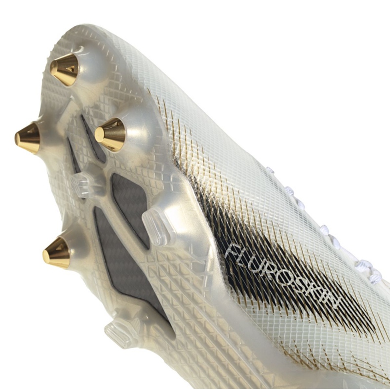 Adidas X Ghosted.1 Sg M EG8260 futballcipő fekete, fehér, arany fehér 2