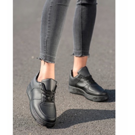 SHELOVET Cipők a platformon fekete 1