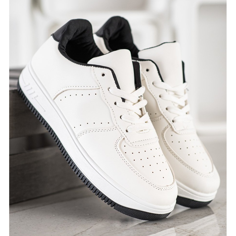 SHELOVET Cipők a Paltformon fehér 1