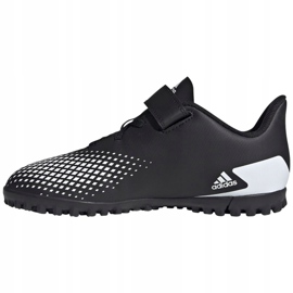Adidas Predator 20.4 H&amp;L Tf Jr FW9225 futballcipő fehér fekete 2