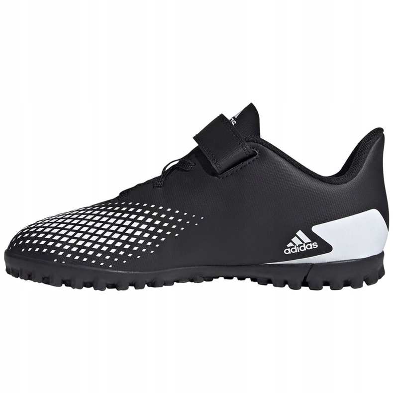 Adidas Predator 20.4 H&amp;L Tf Jr FW9225 futballcipő fehér fekete 2