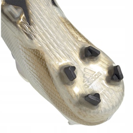 Adidas X Ghosted.1 Fg Jr EG8181 futballcipő fekete, fehér, arany fehér 1