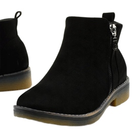 Fekete lapos csizma Amar szigetelt Jodhpur csizma 1 Fekete lapos csizma Amar szigetelt Jodhpur csizma 1