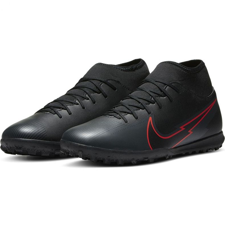 Nike Mercurial Superfly 7 Club Tf M AT7980 060 futballcipő sokszínű fekete 2