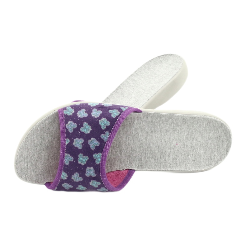 Befado női cipő pu 300D042 ibolya kék szürke 5