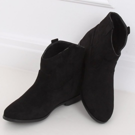 Fekete TX-1876 Fekete lapos cowboy csizma 2
