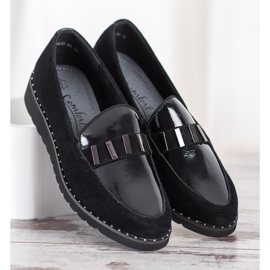 Filippo Divatos bőrcipő fekete 1