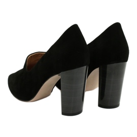 Caprice 24402 fekete velúr női cipő 3