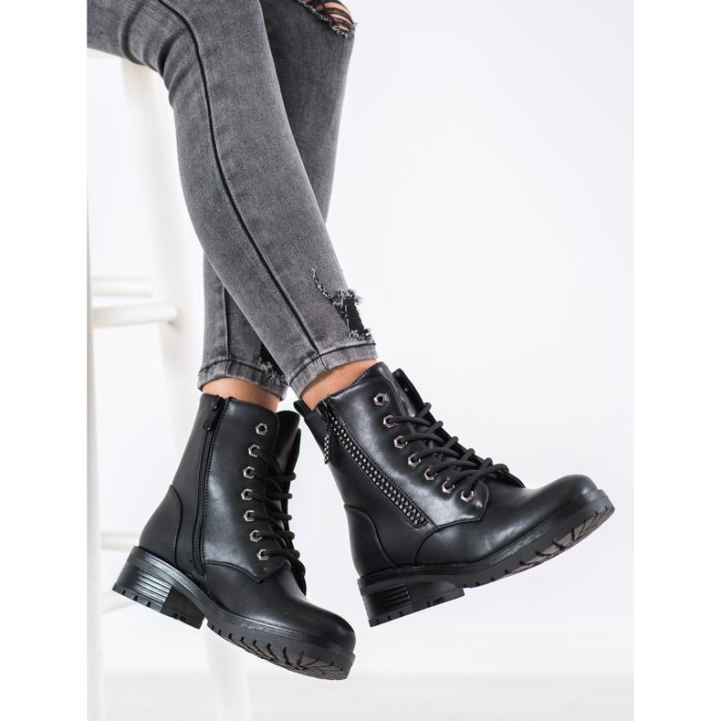 SHELOVET Munkavégzők köbös cirkónium -dioxiddal fekete 1