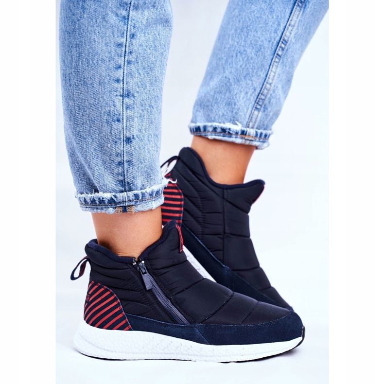 Női ifjúsági hócsizma Big Star Navy Blue GG274471 sötétkék 2 Női ifjúsági hócsizma Big Star Navy Blue GG274471 sötétkék 2