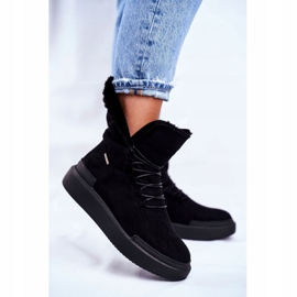 Női hócsizma Big Star Black GG274990 fekete 1