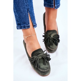 Női cipők Maciejka bőr olajbogyó 04830-24 zöld 2