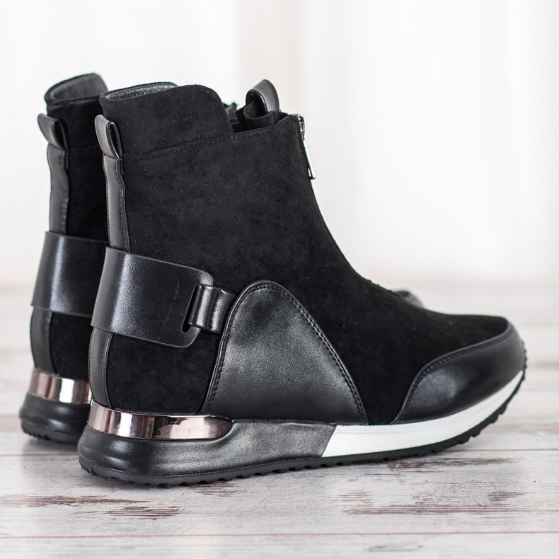 Goodin Sportcipő cipzárral fekete 1