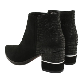 Stílusos Gamis 4005 velúr csizma fekete 3