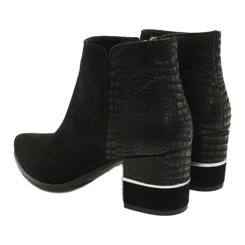 Stílusos Gamis 4005 velúr csizma fekete 3